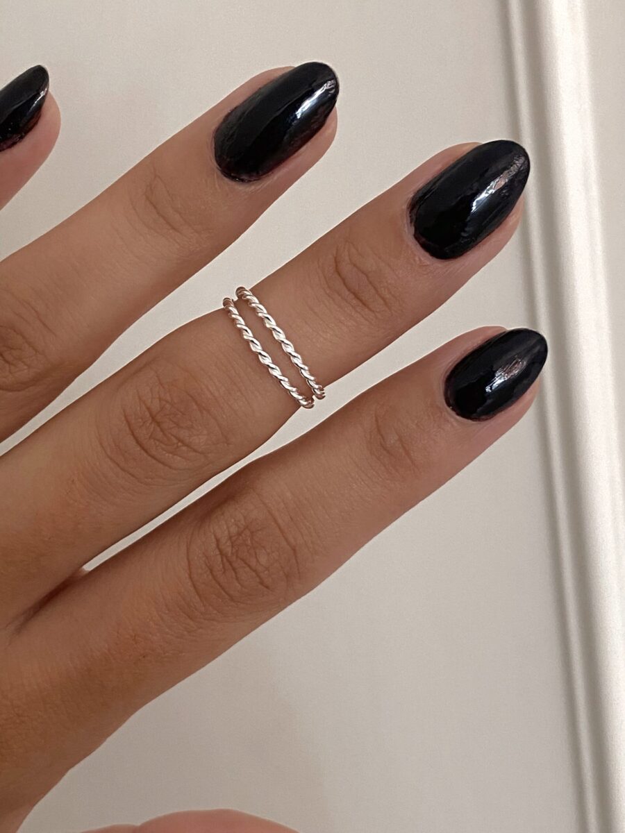 ·Anillo Falange Doble Torzado·