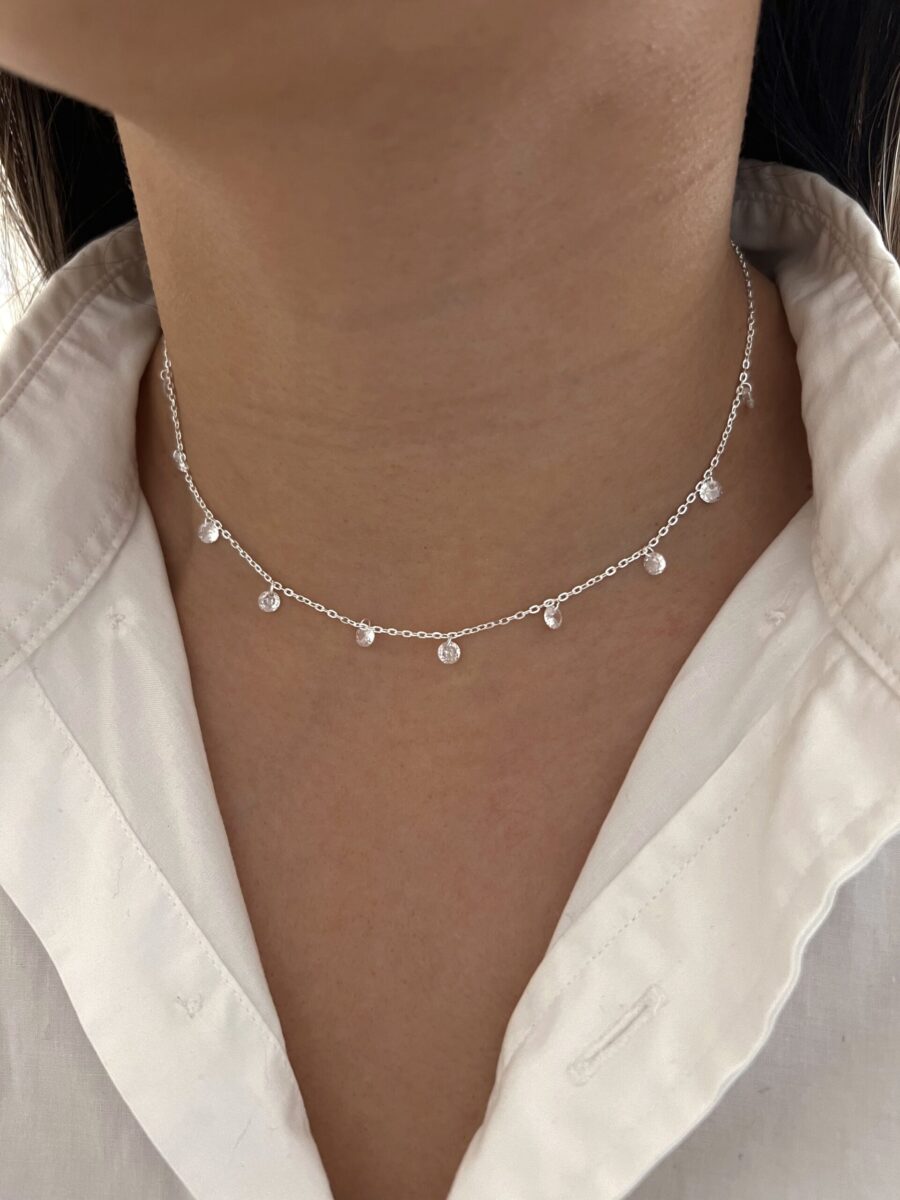 ·Choker cubics 40 cm regulable·