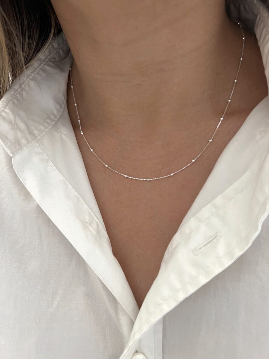 ·Cadena Niza con bolitas 45 cm·
