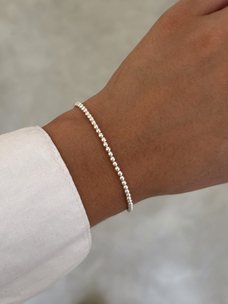 ·Pulsera thelma bolitas extensible·