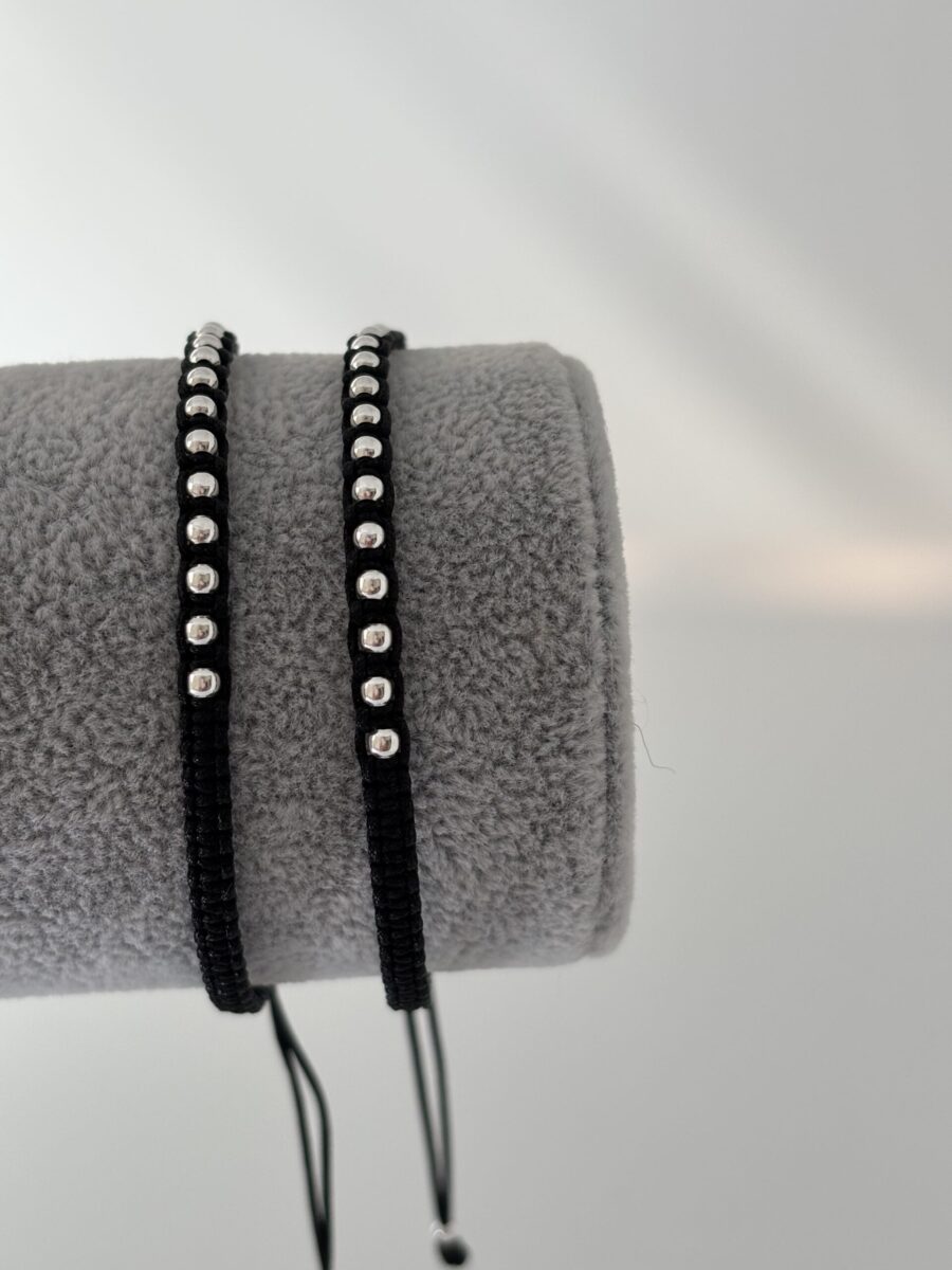 ·Pulsera hilo venice black· - Imagen 2