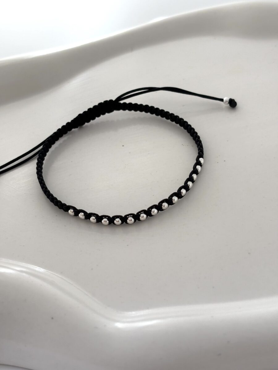 ·Pulsera hilo venice black·