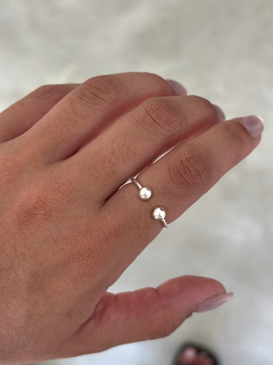 ·Anillo regulable bolitas· - Imagen 2