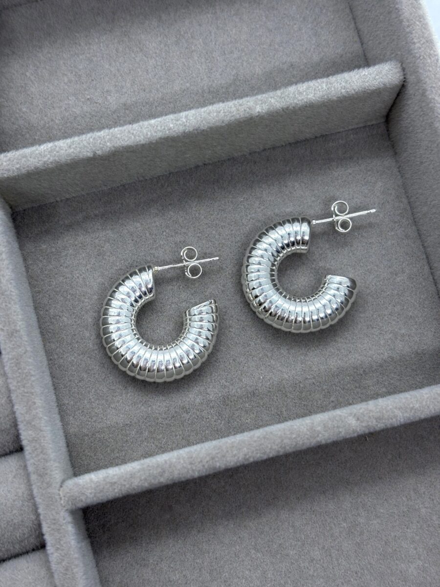 ·Semi argollas chunky 15 mm diámetro·