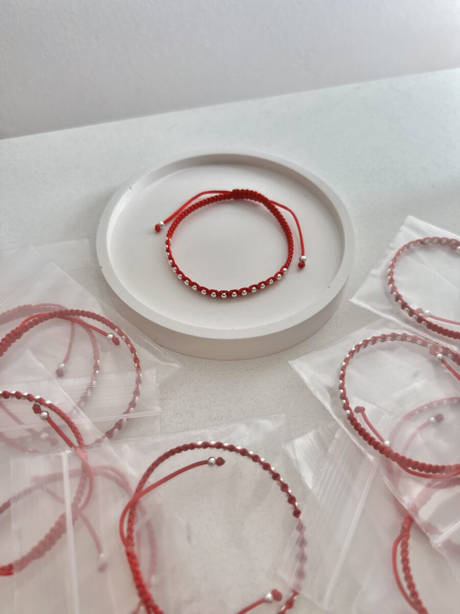 ·Pulsera Hilo Venice Red·