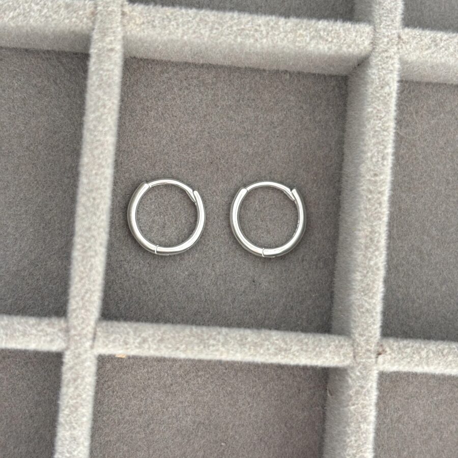 ·Argollas lisas cierre tipo clip 10 mm·