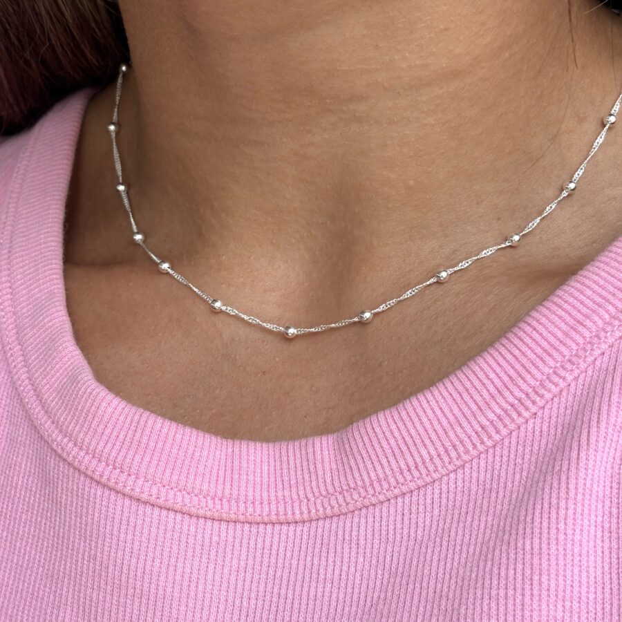 ·Cadena niza con bolitas 40 cm·