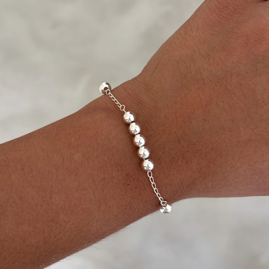 ·Pulsera bolitas regulable·
